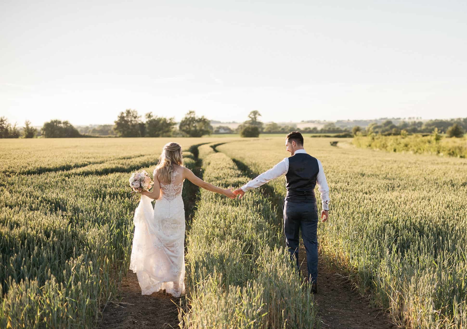 Rustic Farm Wedding Couple