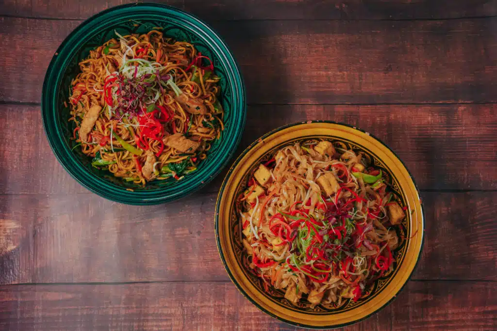 South Farm Wedding Menus Street Food Noodle Bar Tom Halliday Photography