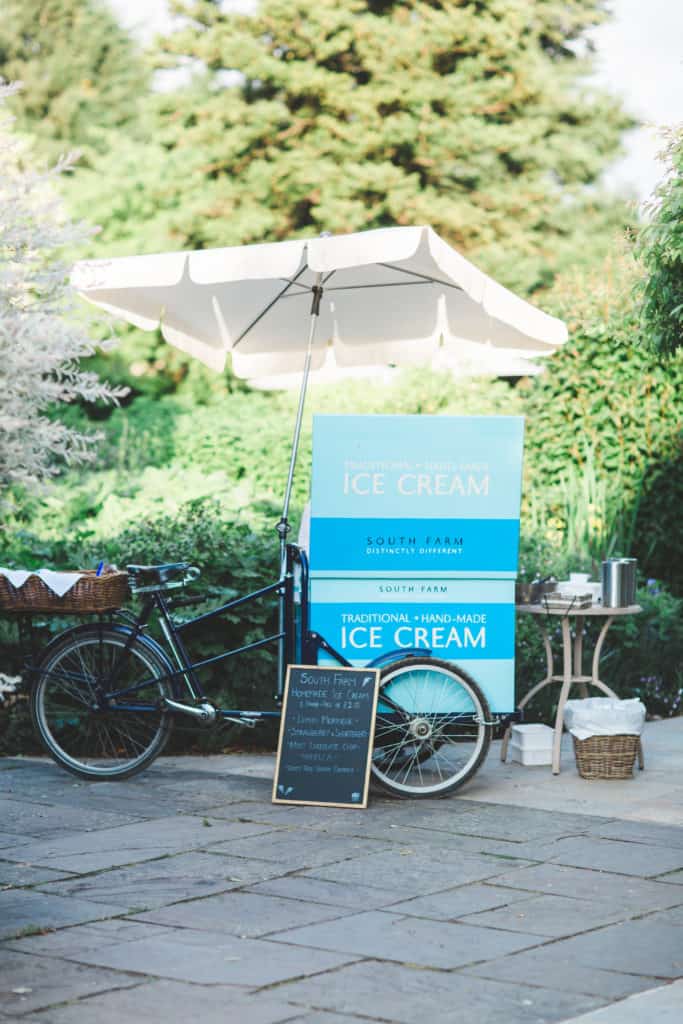 Ice Cream Bike Garden Wedding