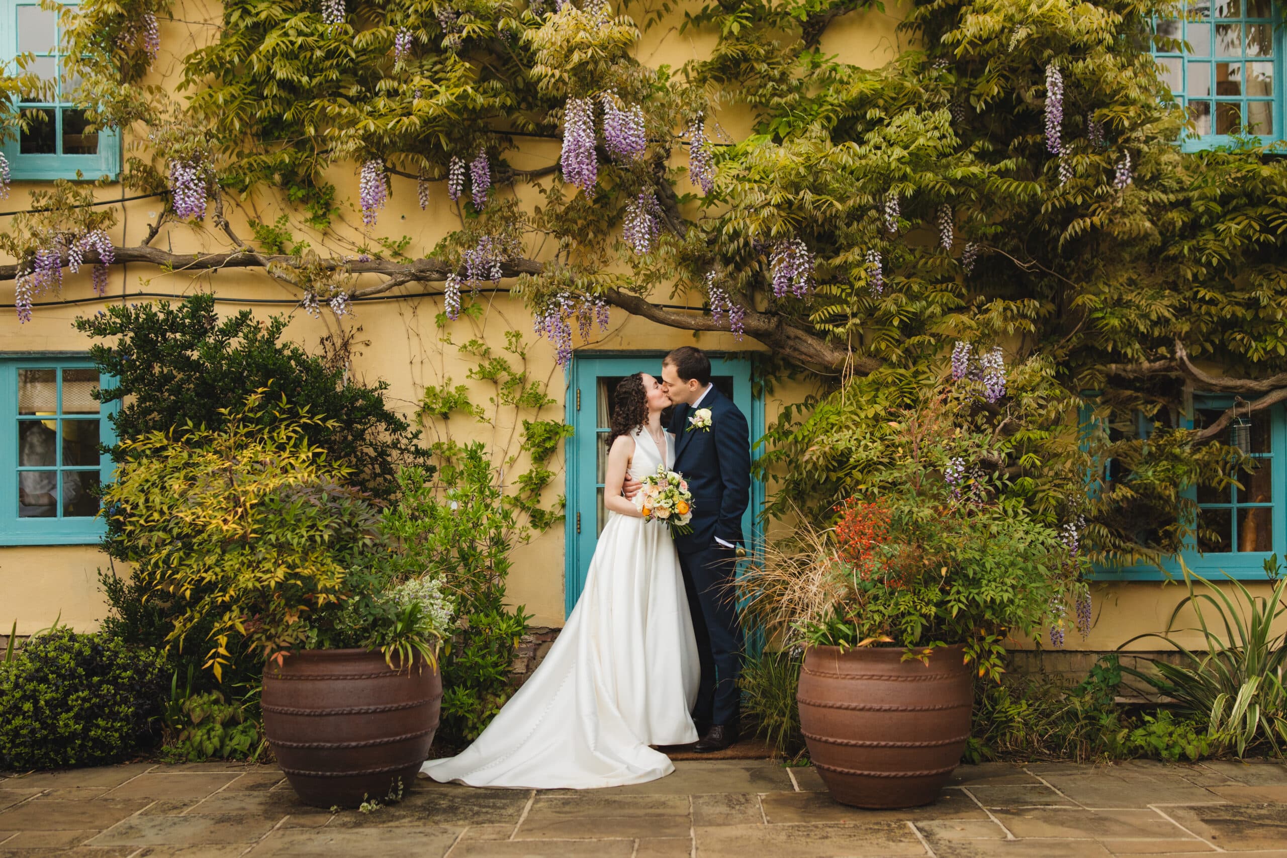 Garden Wedding Countryside Venue with Wisteria