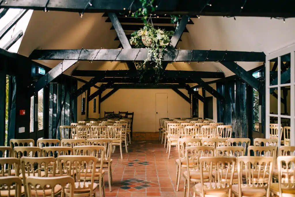 Ceremony Room at South Farm Wedding Venue