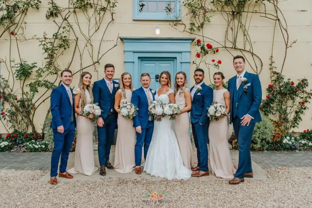 Bridal Party at Countryside Wedding Venue