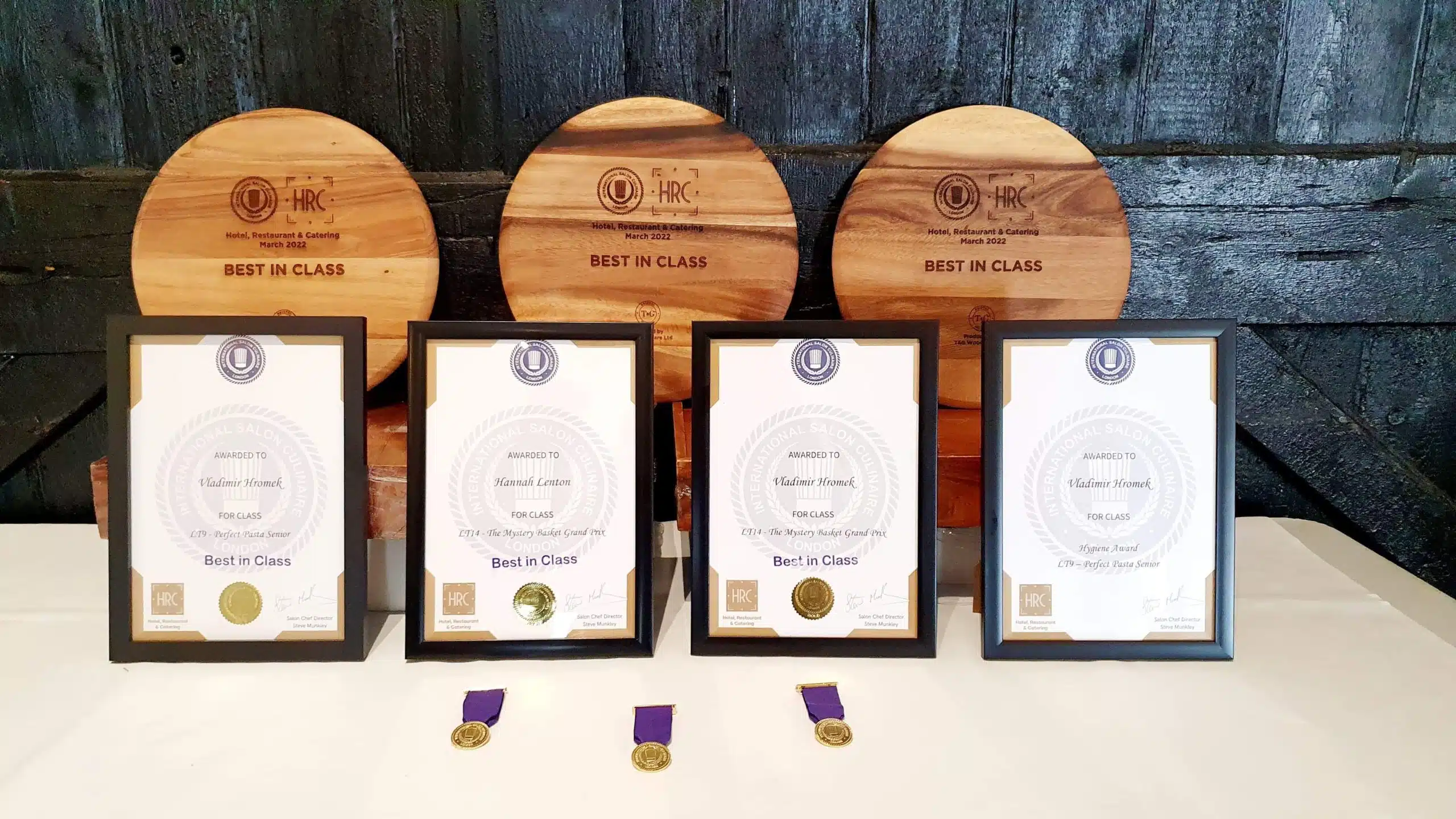 Salon Culinaire Award Winning South Farm Chefs