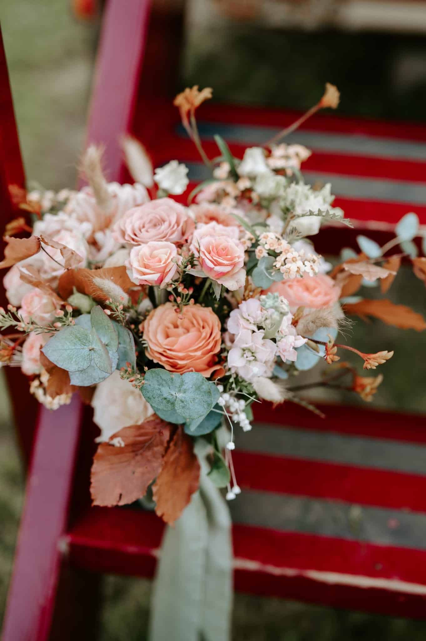 Beautiful Autumnal Wedding Bouquet