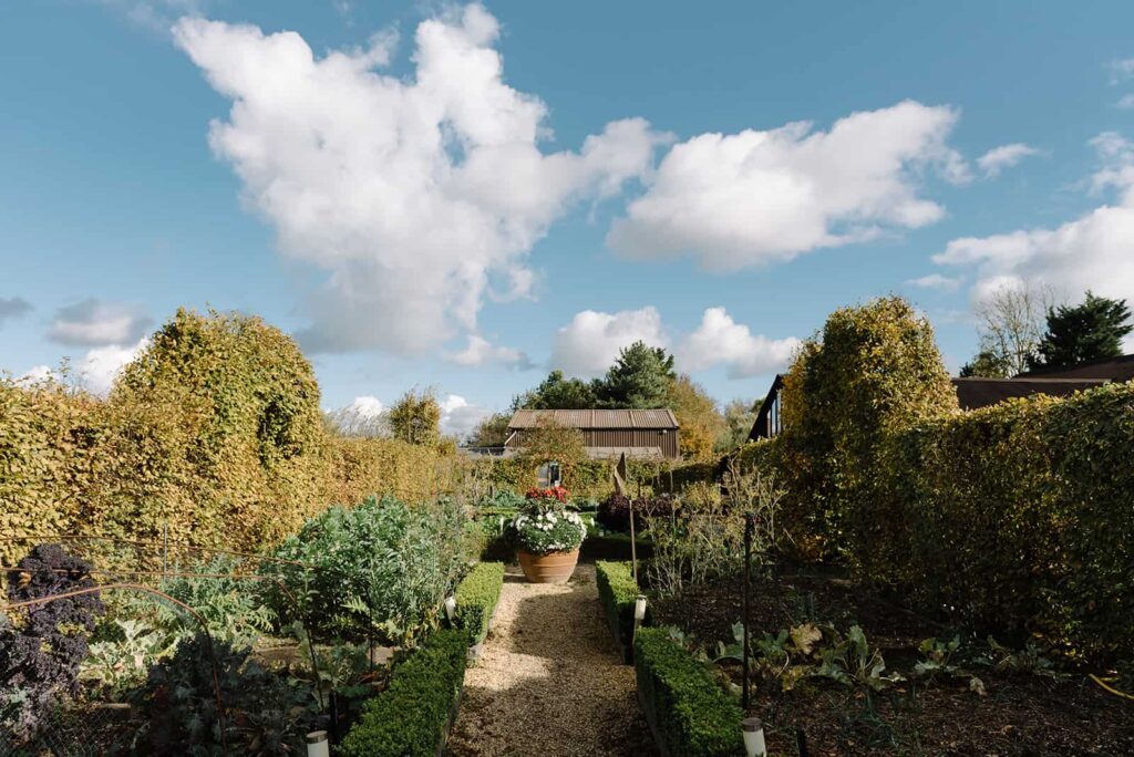Herb Garden at Countryside Wedding Venue