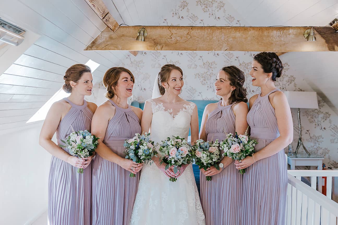 Bride & Bridesmaid Rustic Farm Wedding