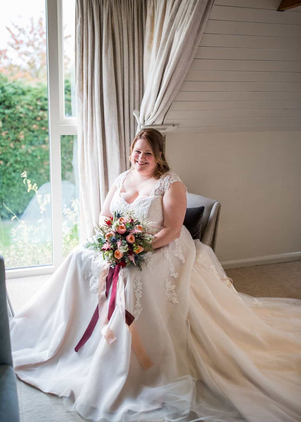 Beautiful Bride South Farm Wedding