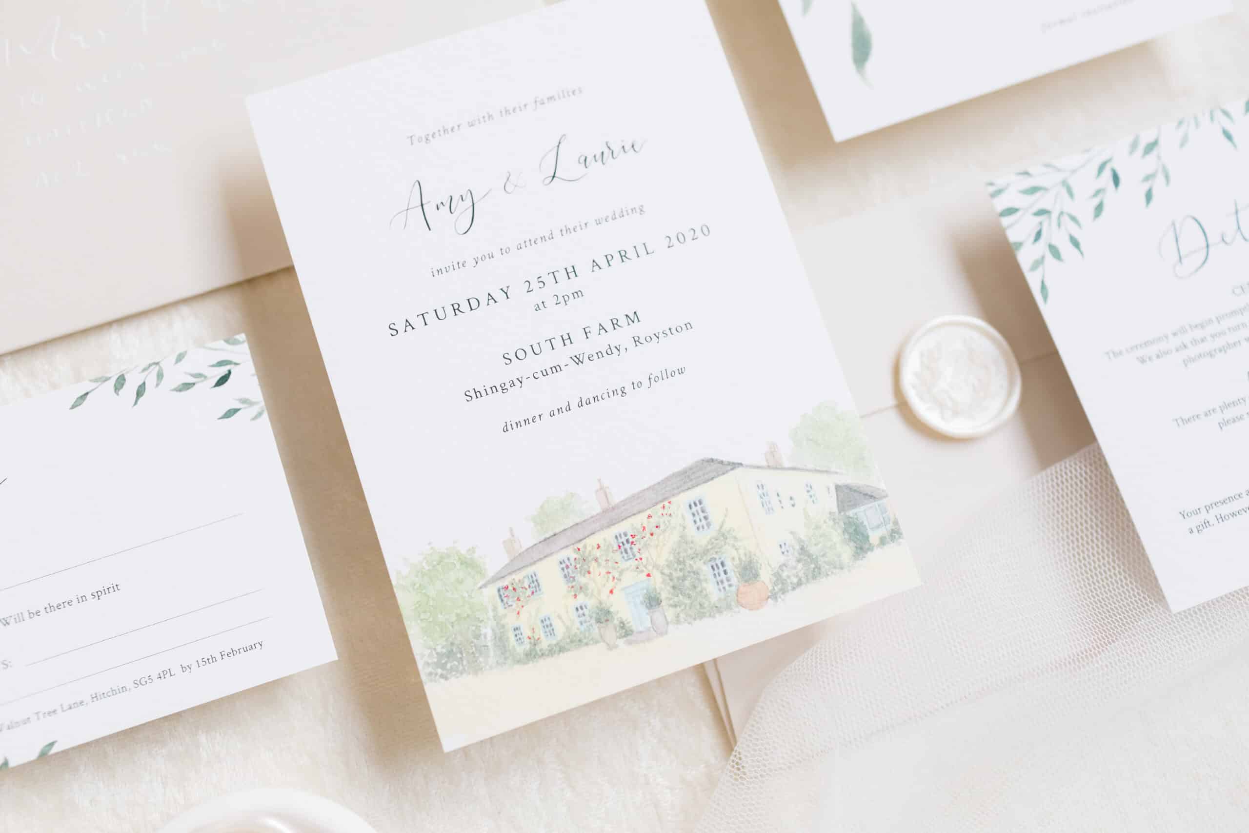 Wedding stationery