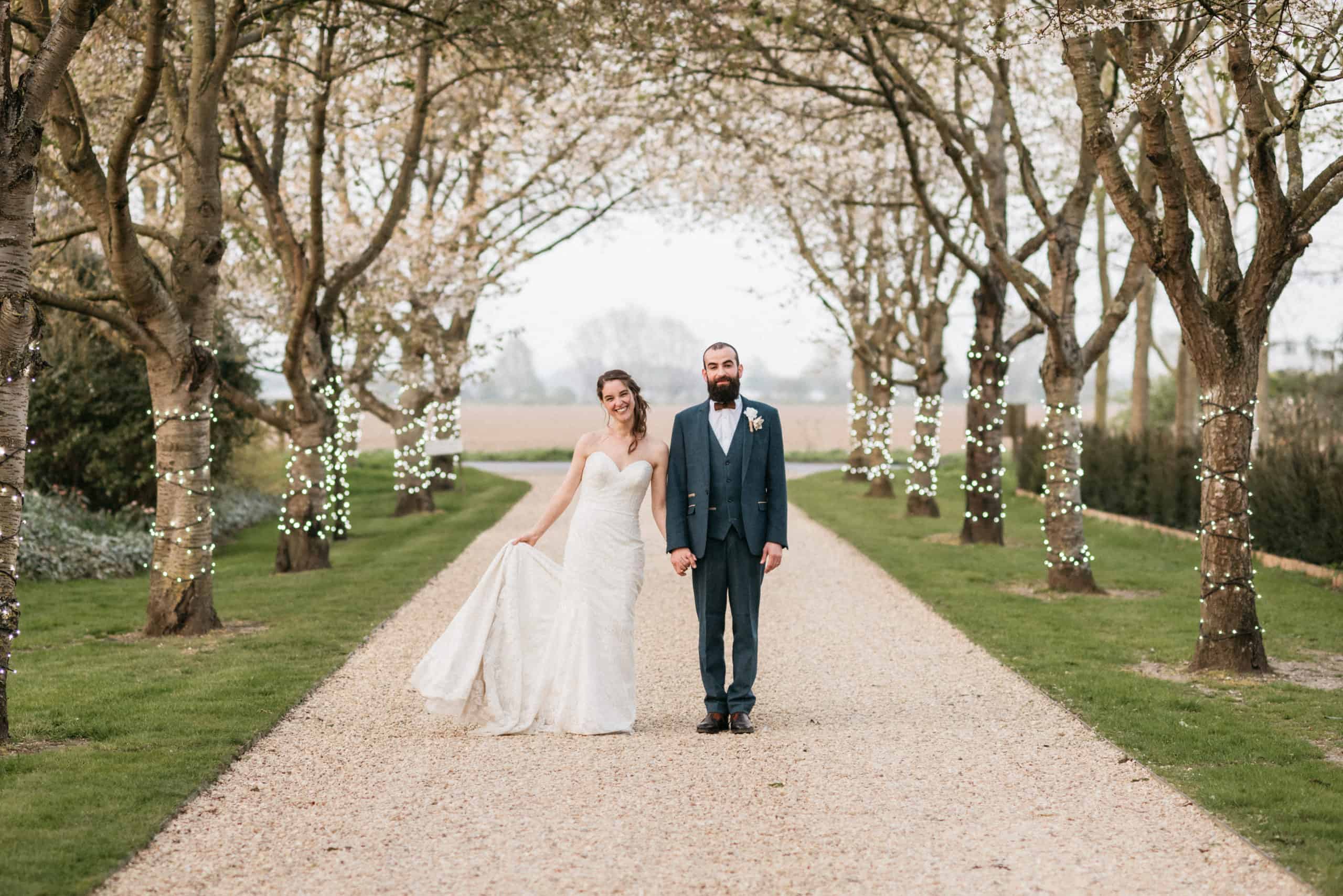 Cherry Blossom Driveway at South Farm