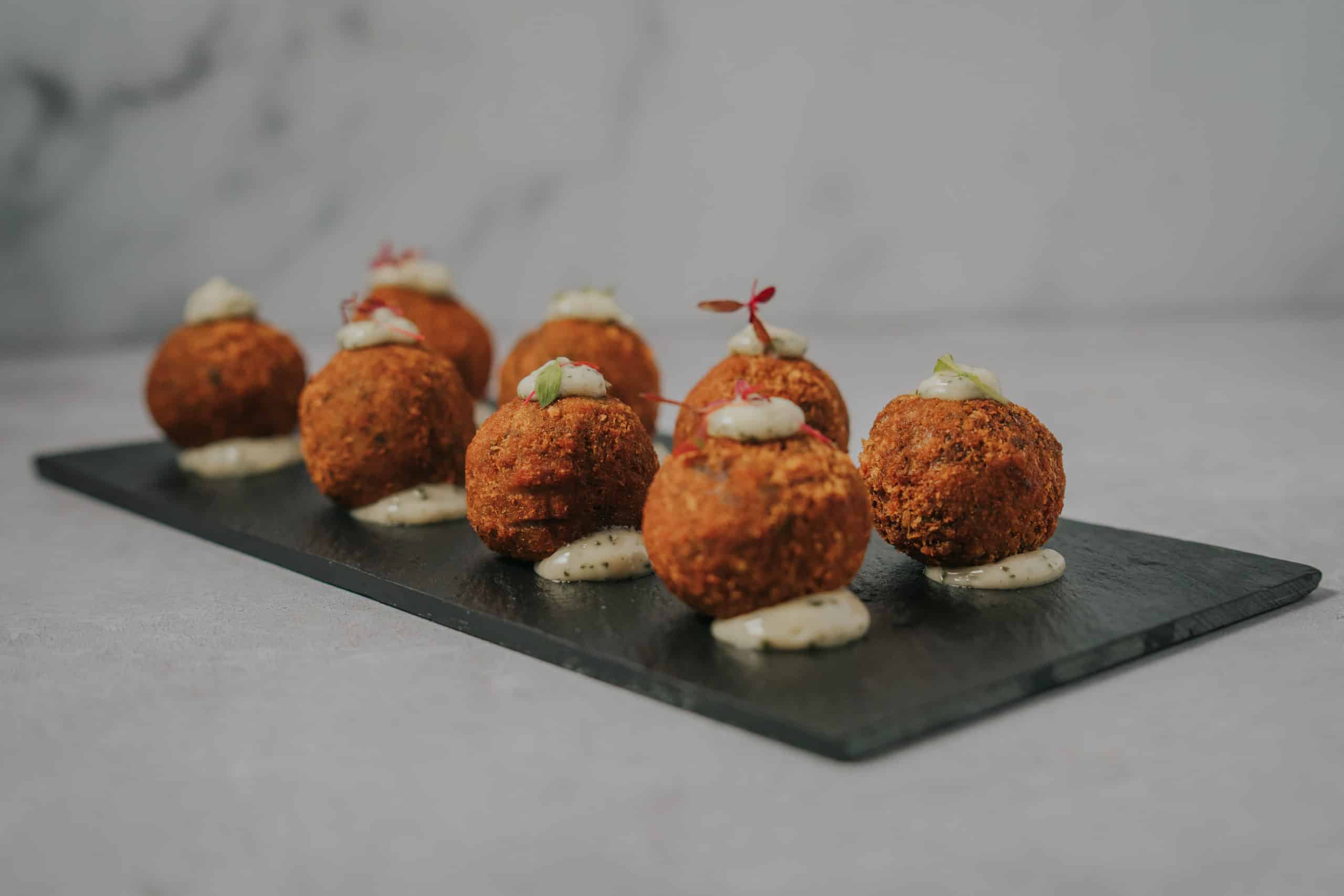 South Farm Canapes Wild Mushroom & Garlic Arancini
