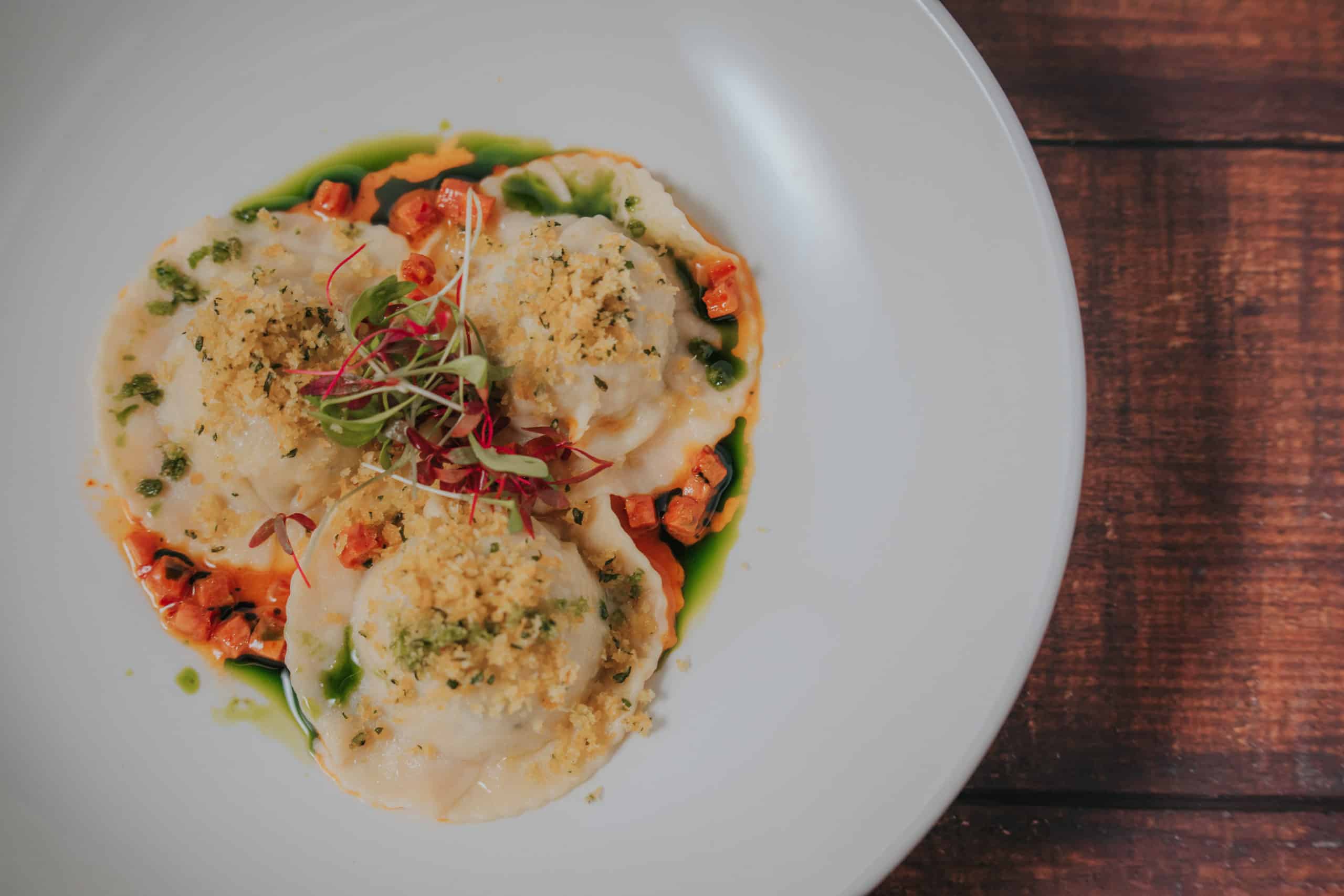 South-Farm-Wedding-Menu-Starters-Chicken-Mushroom-Ravioli