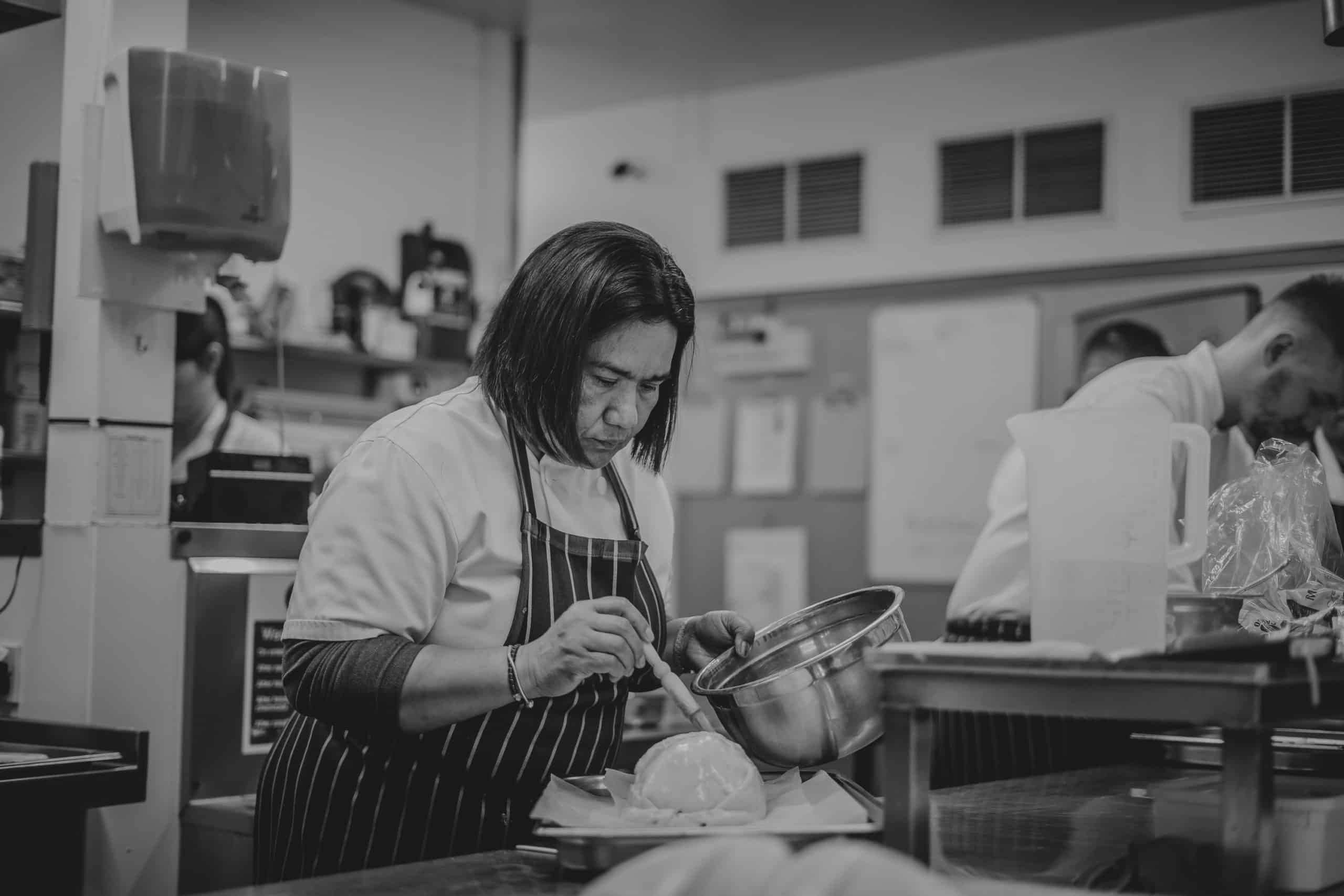 Head Chef in Prep at South Farm