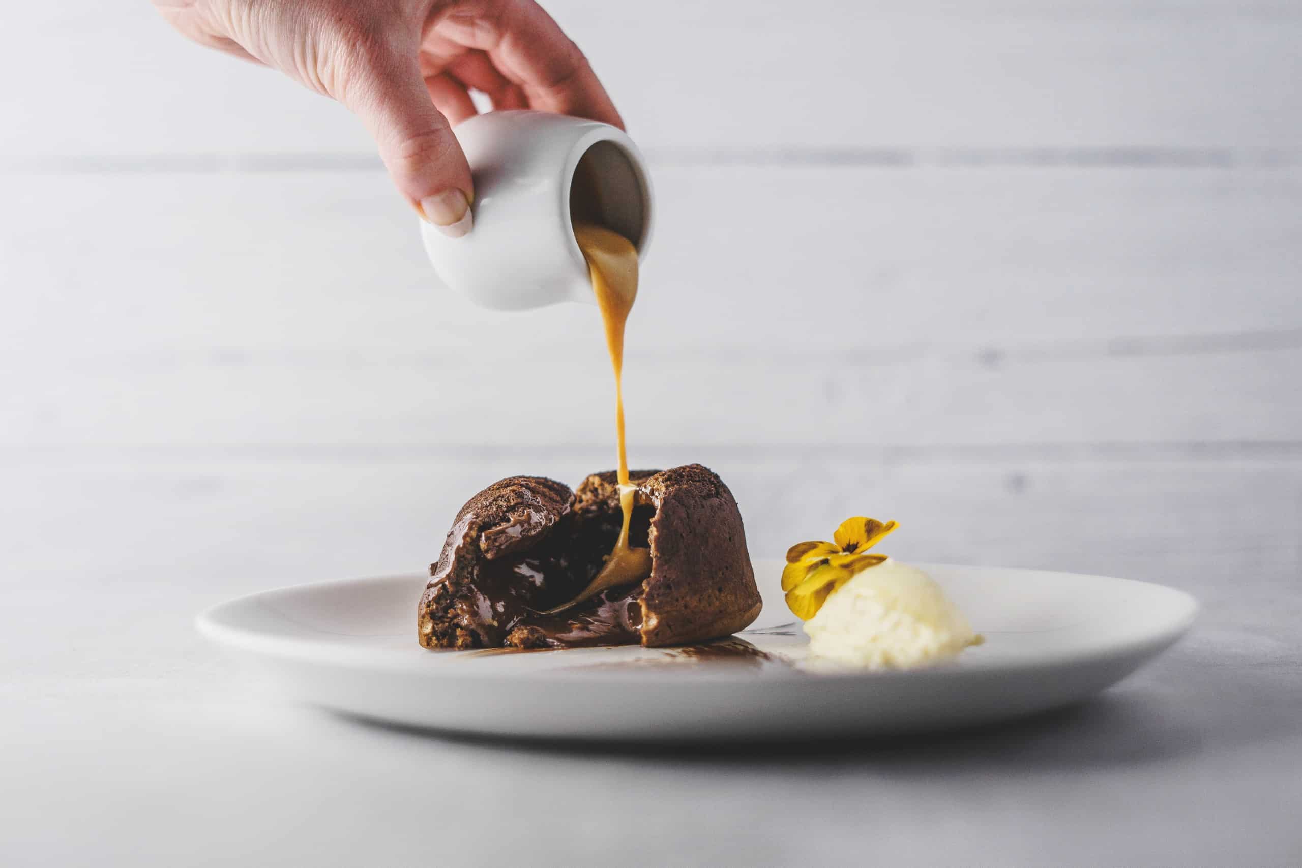 Chocolate Fondant Wedding Dessert Menu