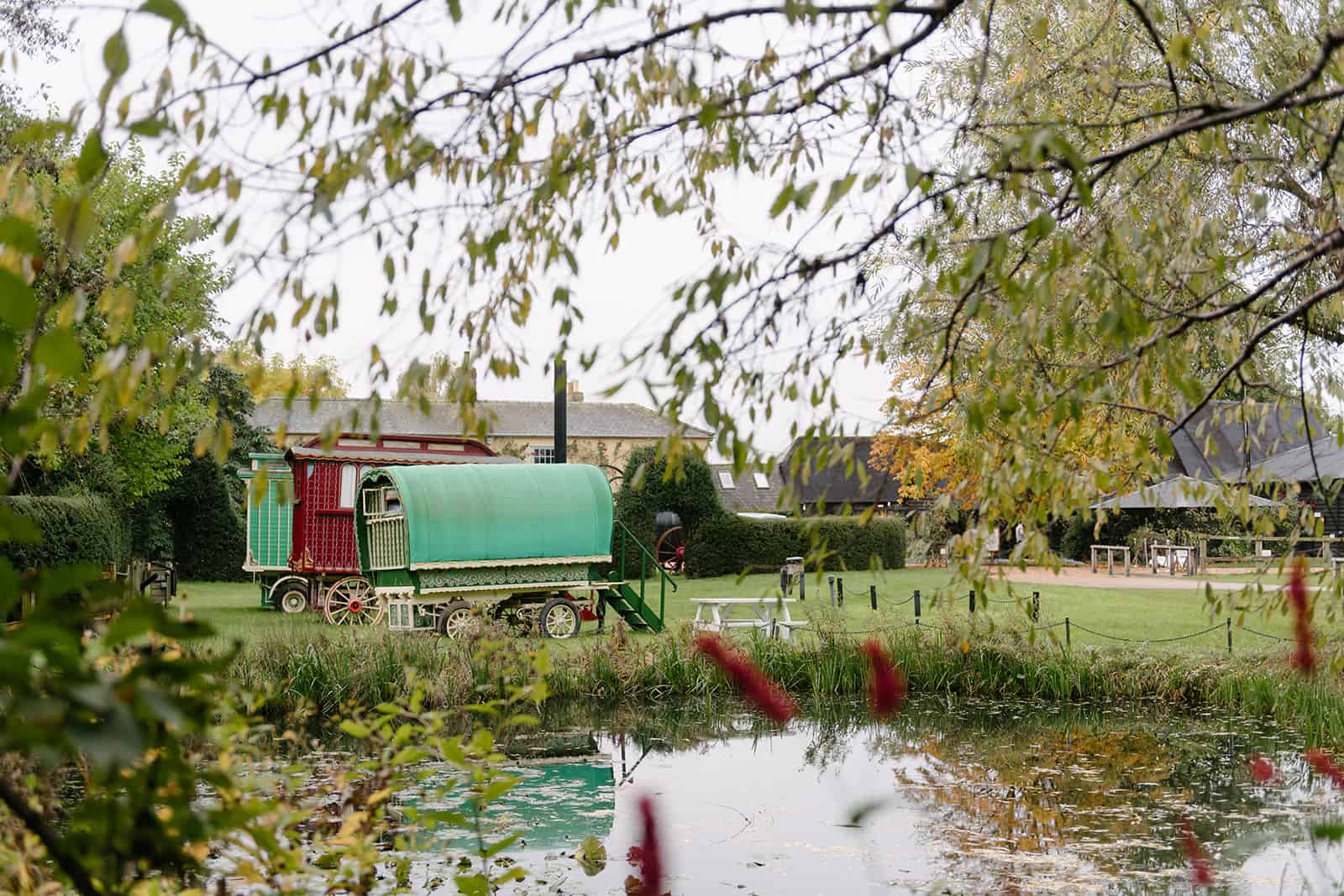 Vintage wagon wedding accommodation