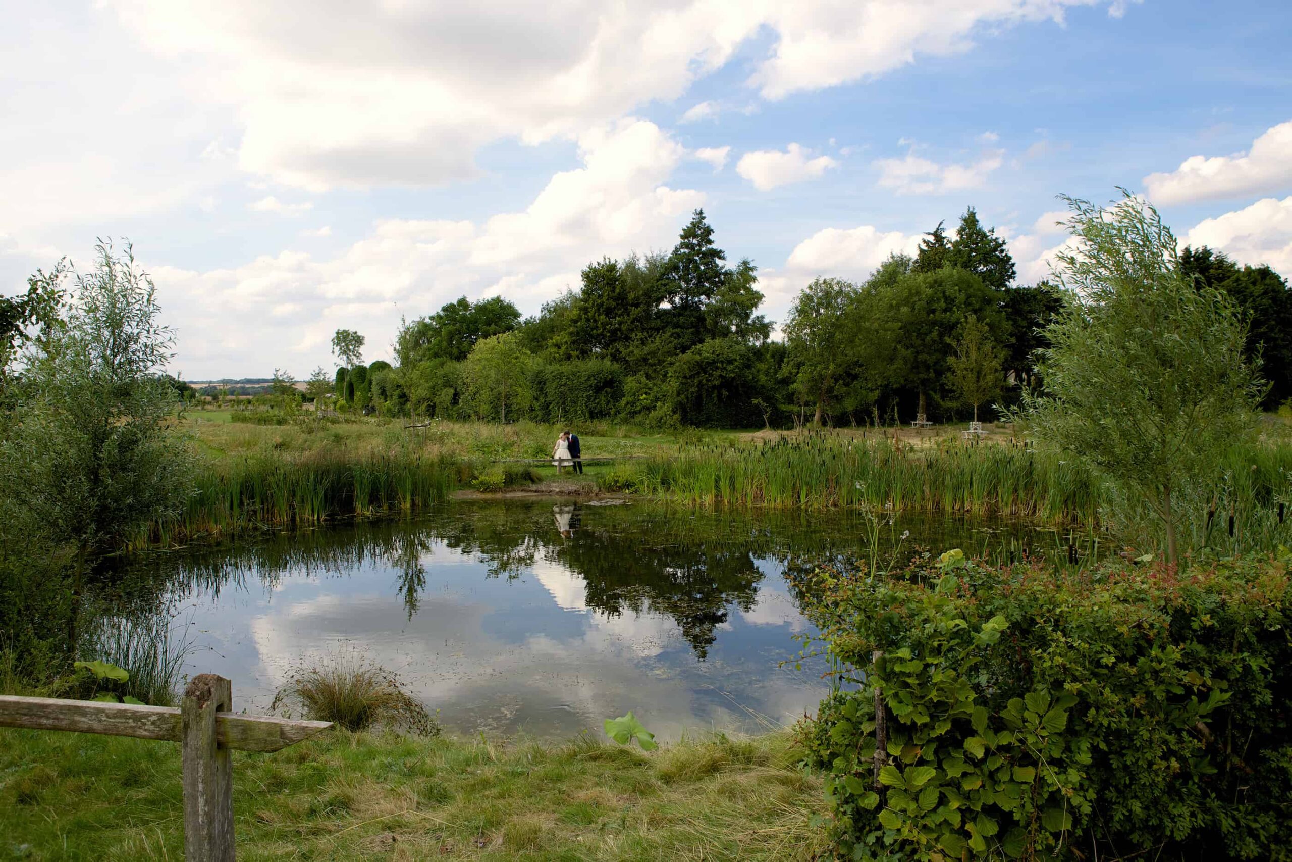 Nature reserve and lake is within the grounds of South Farm