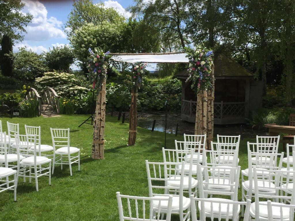 Chuppah at South Farm weddings