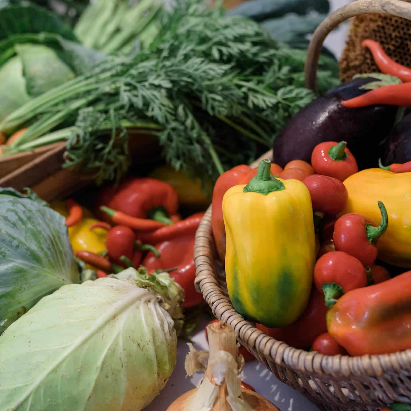 Home grown food at award winning wedding venue