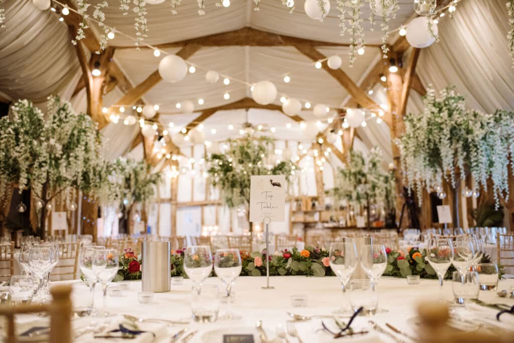 Beautiful barn wedding