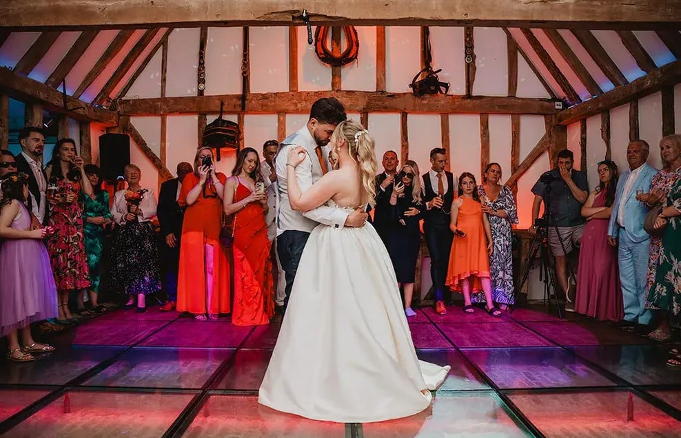 Rustic South Farm Wedding With Disco Twist