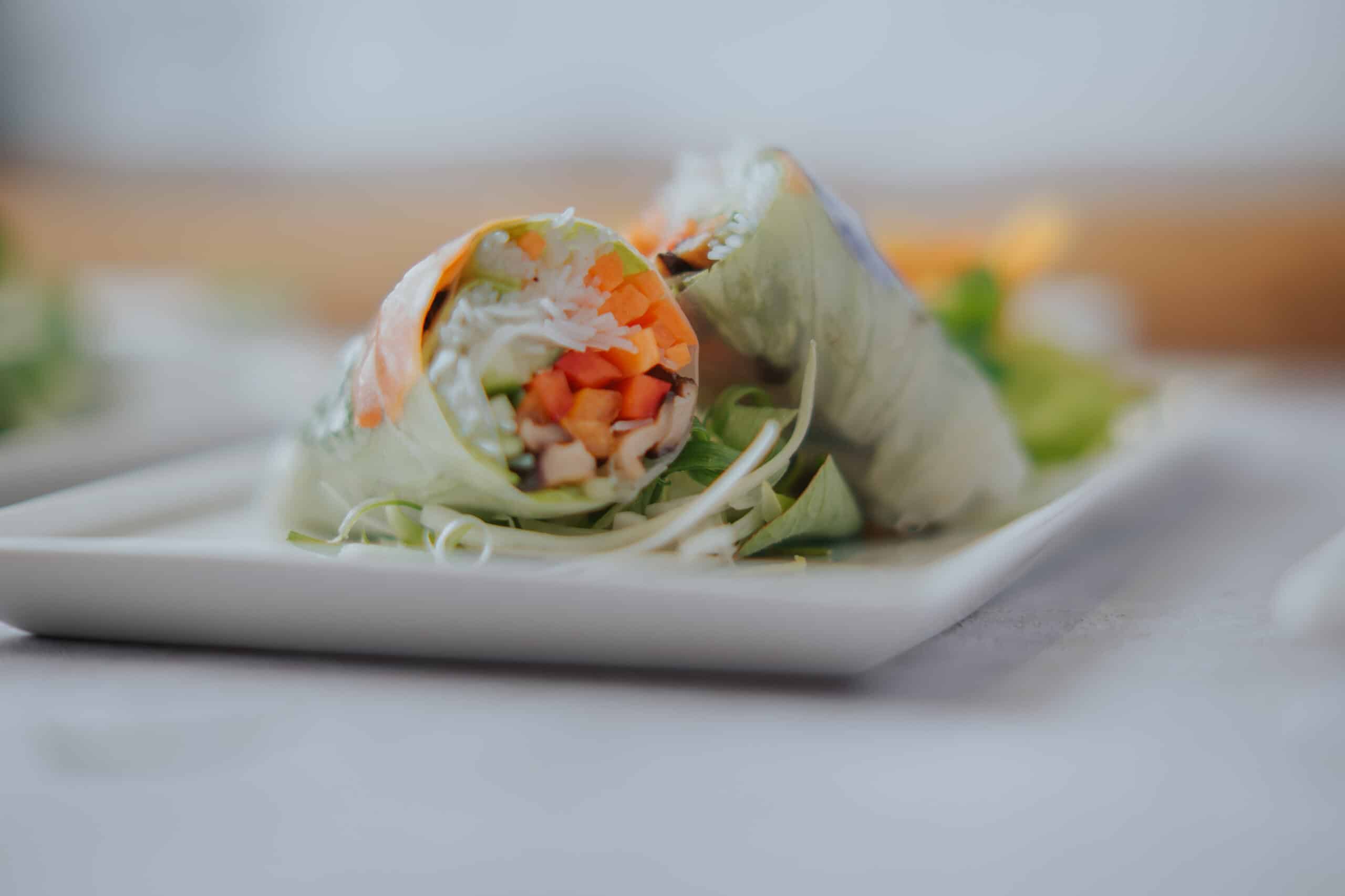 Wedding venue South Farm Starter Summer Roll