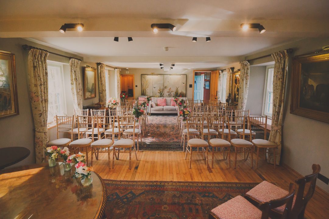 Micro wedding at South Farm in the Old Dairy